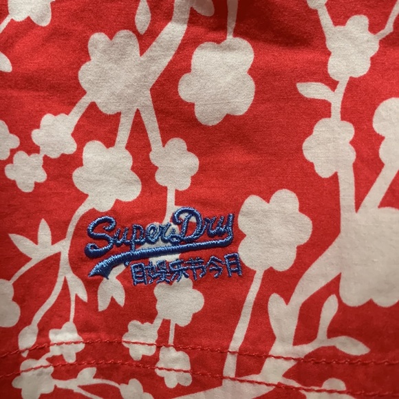 Superdry Mikada Dress in Coral Pink - Picture 4 of 4